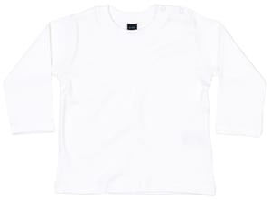 Babybugz BZ011 - T-shirt bébé à manches longues Blanc