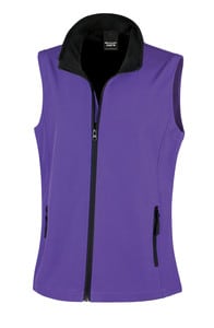Result R232F - Body Softshell "Printable" Femme Purple/ Black