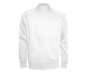 JHK JK296 - Sweat grand zip Blanc
