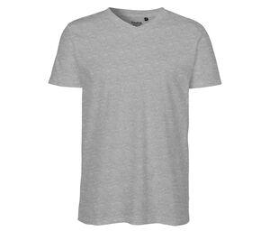 NEUTRAL O61005 - T-shirt homme col V Sport Grey