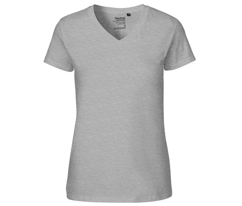 NEUTRAL O81005 - T-shirt femme col V