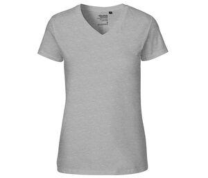 NEUTRAL O81005 - T-shirt femme col V Sport Grey