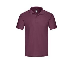 FRUIT OF THE LOOM SC282 - Polo coton Bourgogne
