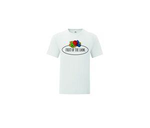 FRUIT OF THE LOOM VINTAGE SCV150 - T-shirt homme logo Fruit of the Loom Blanc
