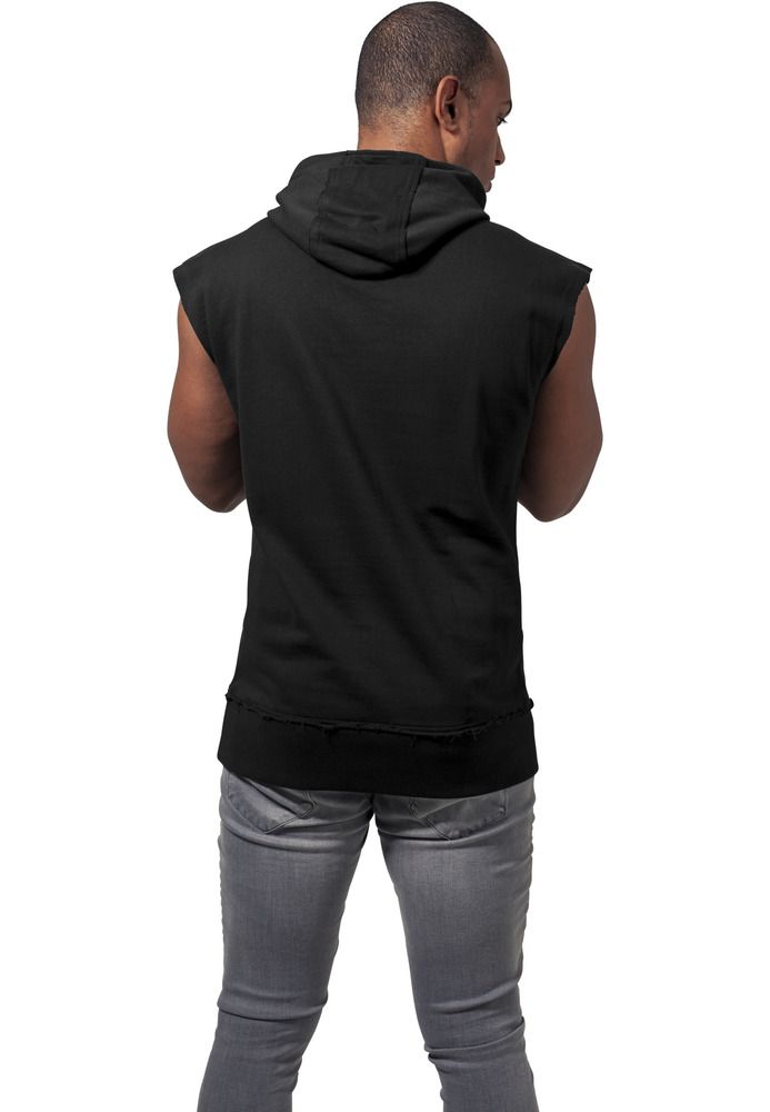 Urban Classics TB1583C - Sweatshirt à capuche sans manche bordures libres