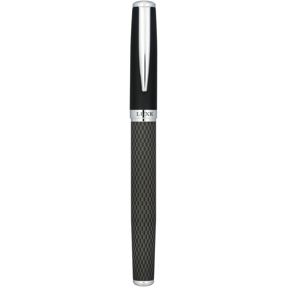Luxe 107110 - Parure de stylos bille et roller avec étui Carbon