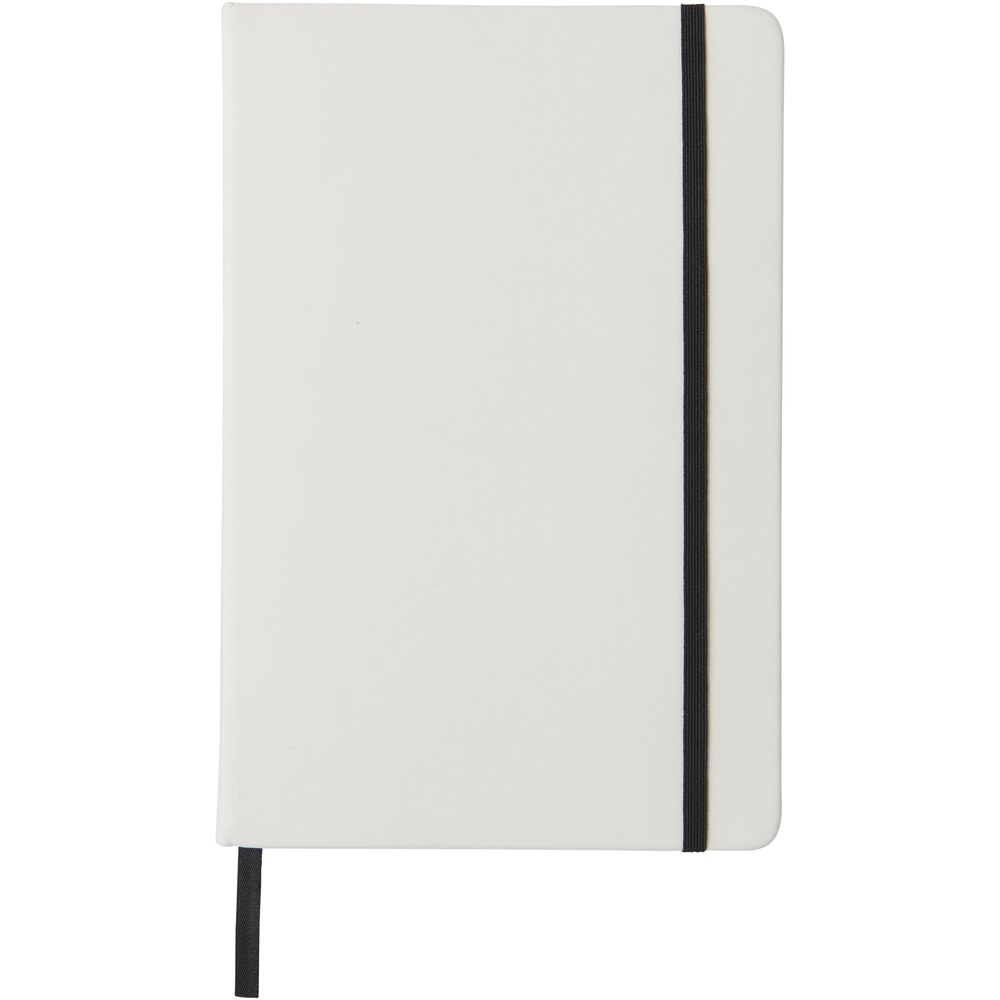 PF Concept 107135 - Carnet de notes blanc A5 Spectrum avec élastique de couleur
