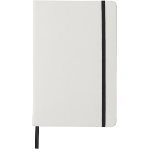 PF Concept 107135 - Carnet de notes blanc A5 Spectrum avec élastique de couleur Blanc