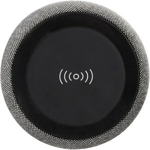 PF Concept 124111 - Haut-parleur Bluetooth® à charge sans fil de 3 W Fiber Solid Black