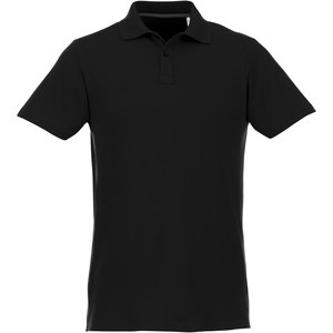 Elevate Essentials 38106 - Polo manches courtes homme Helios Solid Black
