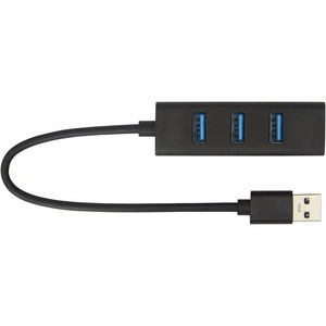 Tekiō® 124209 - Hub USB 3.0 ADAPT en aluminium  Solid Black