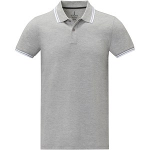 Elevate Life 38108 - Polo tipping Amarago manches courtes homme Heather Grey
