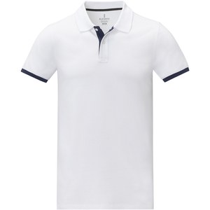 Elevate Life 38110 - Polo Morgan manches courtes deux tons homme Blanc