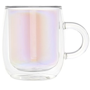 PF Concept 100676 - Mug Iris 330 ml en verre Multicolore