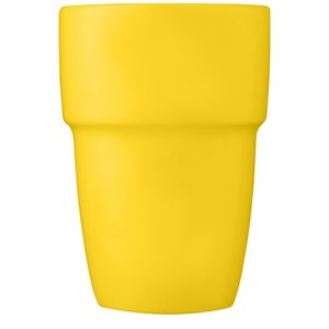 PF Concept 100686 - Coffret cadeau Staki de 4 mugs empilables 280 ml Yellow