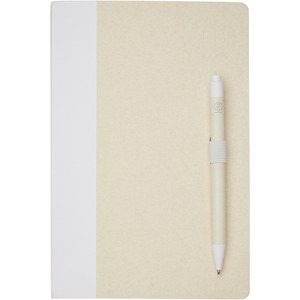 PF Concept 107811 - Ensemble carnet de notes format A5 et stylo bille, à partir de briques de lait recyclées, Dairy Dream