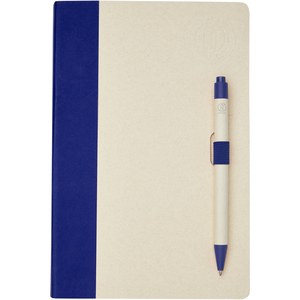 PF Concept 107811 - Ensemble carnet de notes format A5 et stylo bille, à partir de briques de lait recyclées, Dairy Dream Blue