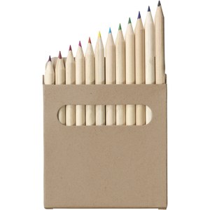 PF Concept 107831 - Set de coloriage Artemaa de 12 crayons Naturel