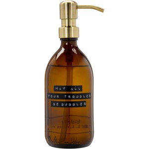 WELLmark 126310 -  Distributeur de savon pour les mains WELLmarkBubbles de 500 ml Amber Heather