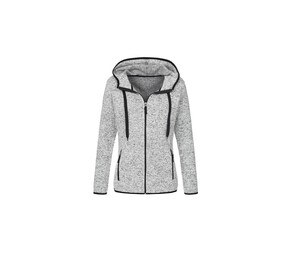 STEDMAN ST5950 - Veste polaire tricotée femme Light Grey