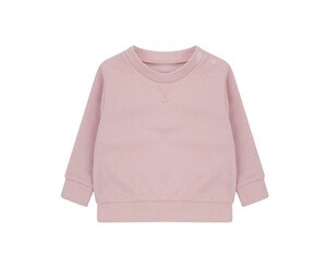 LARKWOOD LW800 - Sweatshirt en coton régénéré et en polyester recyclé Soft Pink