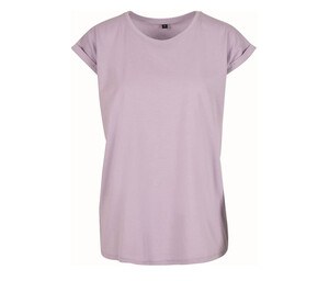 Build Your Brand BY021 - T-shirt à épaules étendues pour dames Lilac
