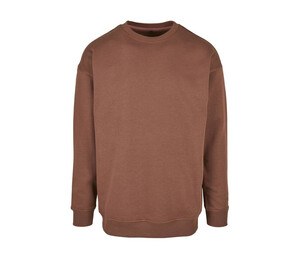 BUILD YOUR BRAND BY075 - Sweat homme col rond Bark