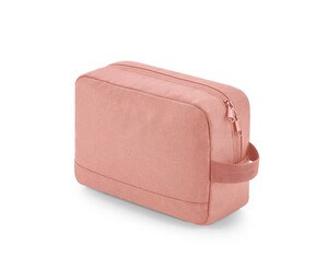 BAG BASE BG277 - Trousse de toilette en polyester recyclé Blush Pink