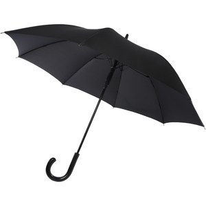 Luxe 109413 - Parapluie Fontana de 23" à ouverture automatique avec aspect carbone et poignée courbe