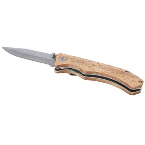 PF Concept 104536 - Couteau de poche en bois Dave avec clip de ceinture