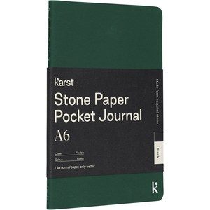 Karst® 107799 - Journal de poche Karst® A6 en papier de pierre et à couverture souple - Vierge